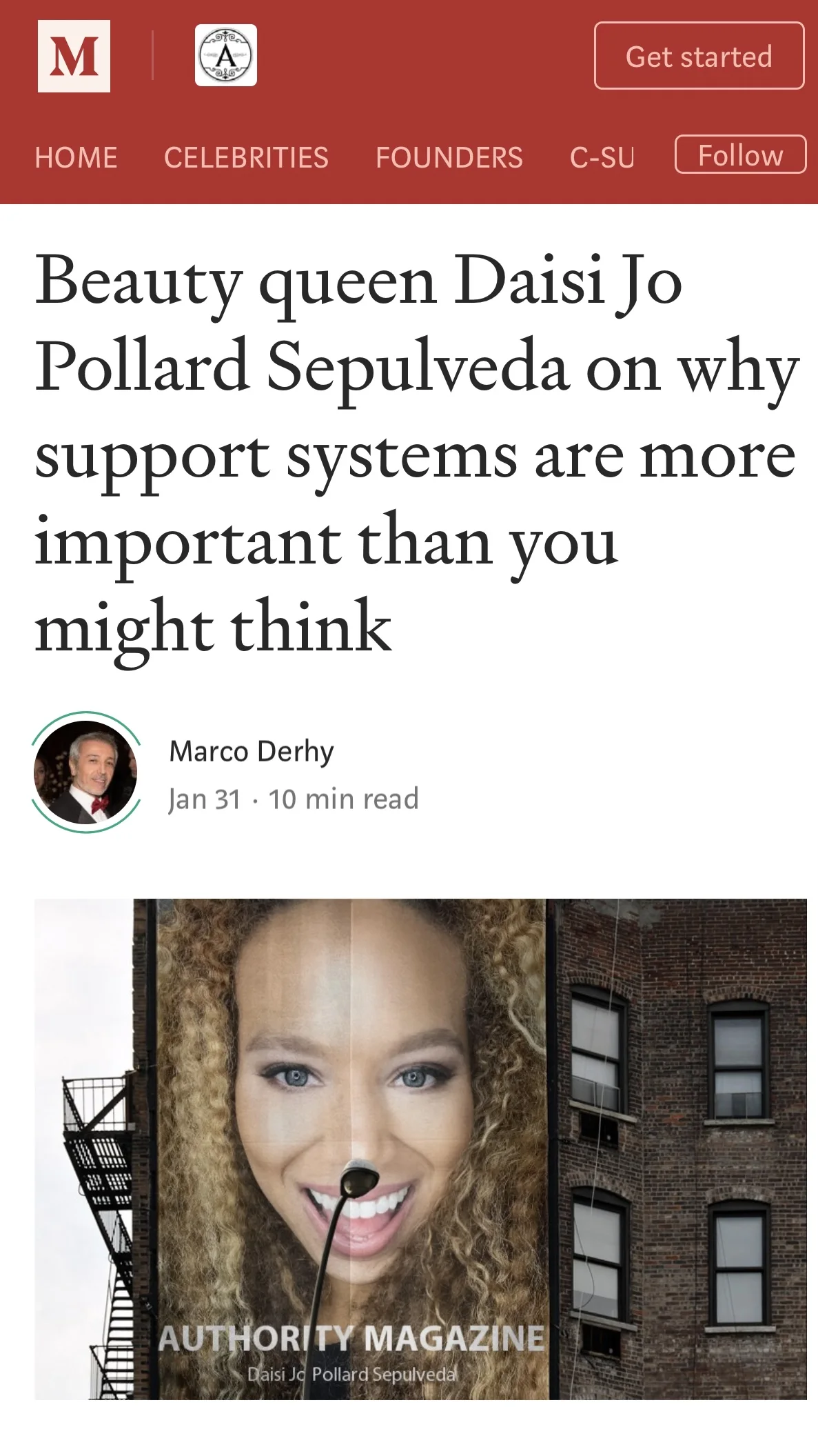 Authority Magazine / Medium: Why support systems matter